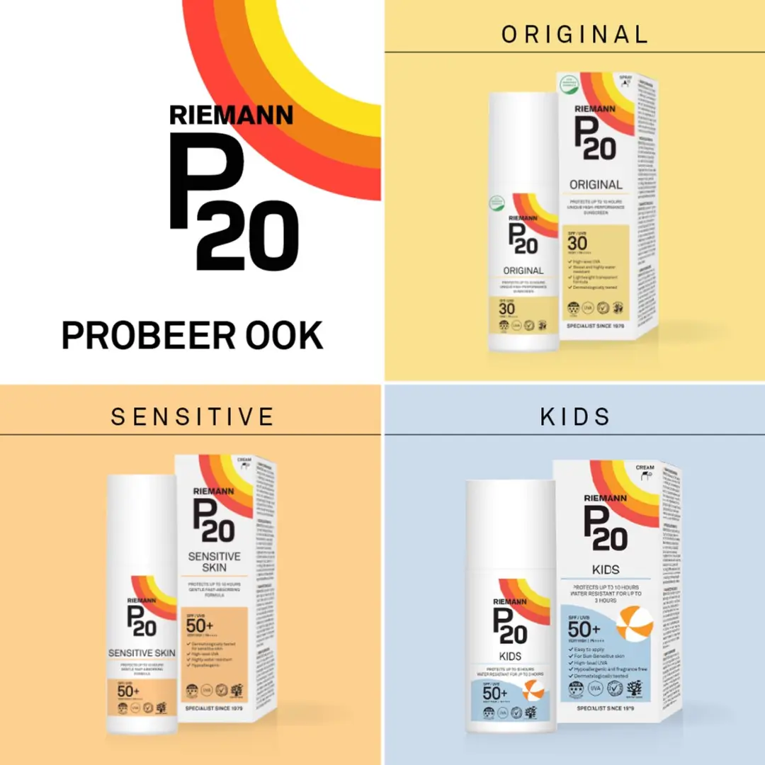P20 Original SPF 50+ Zonnebrandspray 175ml - Parfumvrij