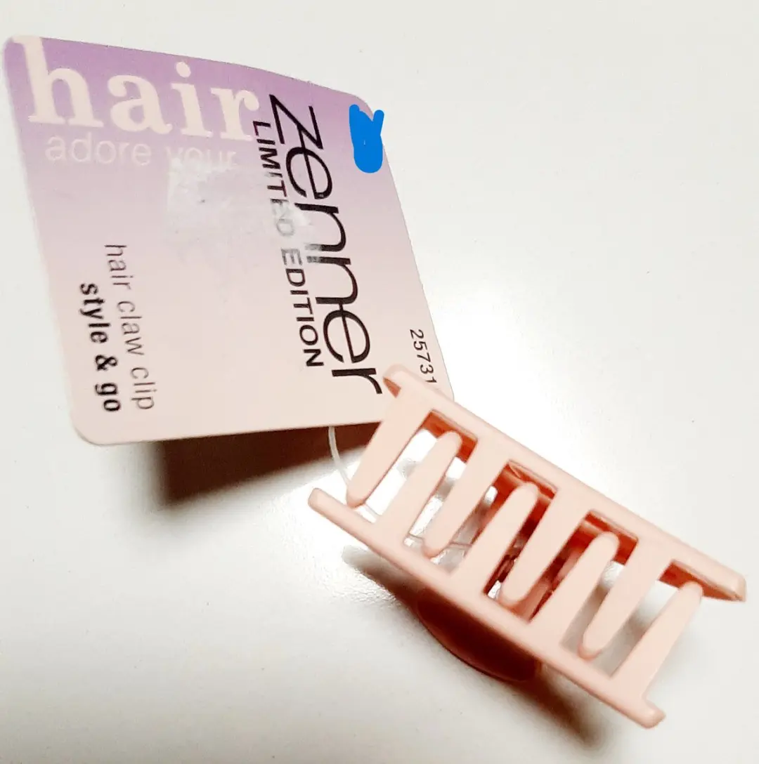 Zenner Medium Haarklem Roze - 4 Stuks