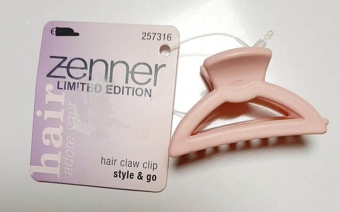 Zenner Medium Haarklem Roze - 4 Stuks