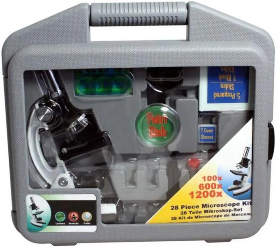Byomic Junior Microscoopset 100-900x - Oculair 10x - Koffer - afbeelding 6 van 6