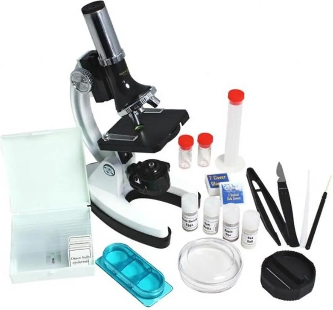 Byomic Junior Microscoopset 100-900x - Oculair 10x - Koffer