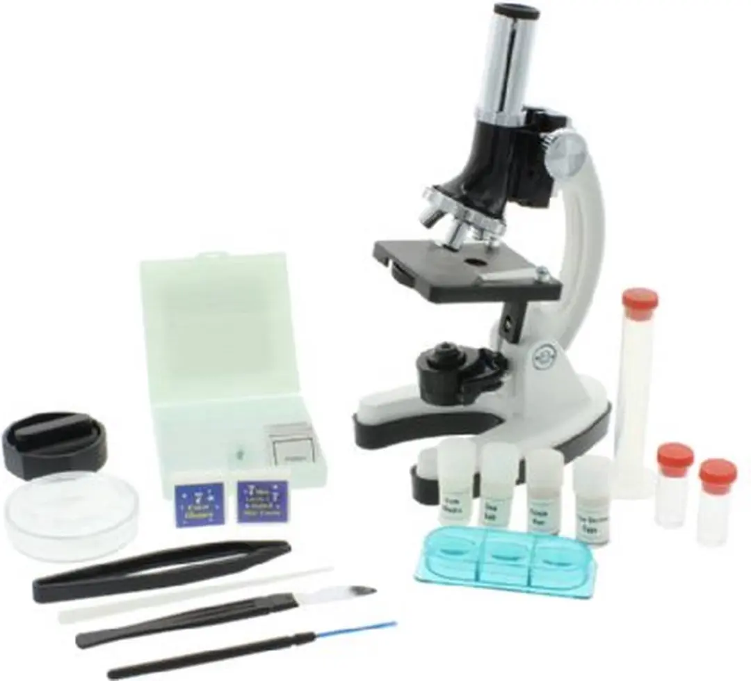Byomic Junior Microscoopset 100-900x - Oculair 10x - Koffer
