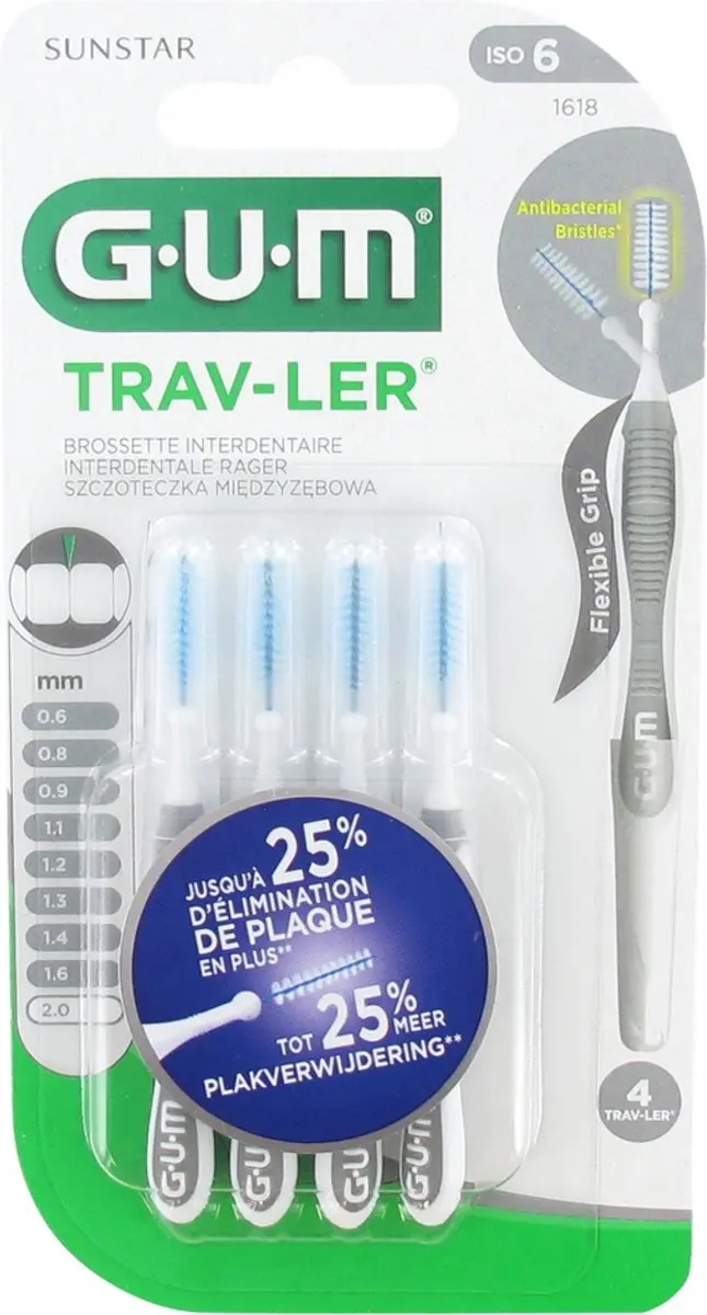 Gum Ragers Traveler 2.0mm - Grijs