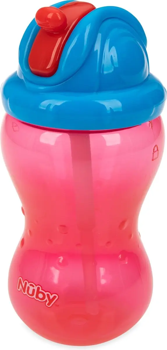 Nûby Flip-It Antilekbeker 360ml - Rood