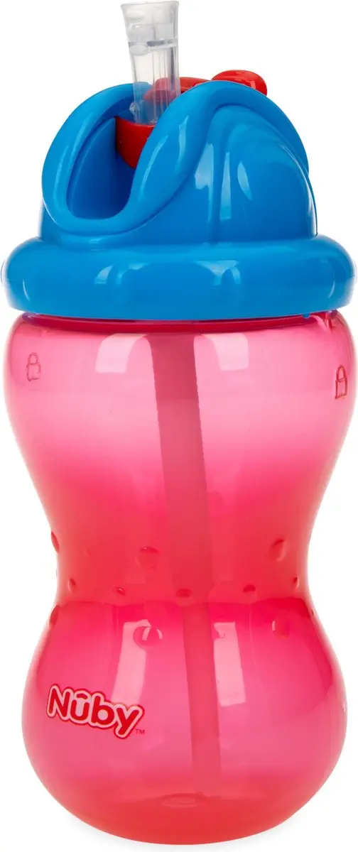 Nûby Flip-It Antilekbeker 360ml - Rood