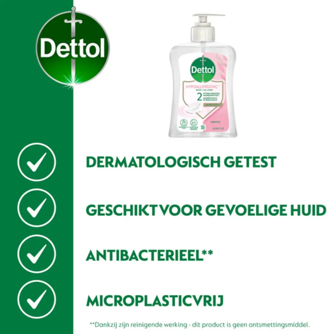 Dettol Handzeep Gevoelige Huid 250ml