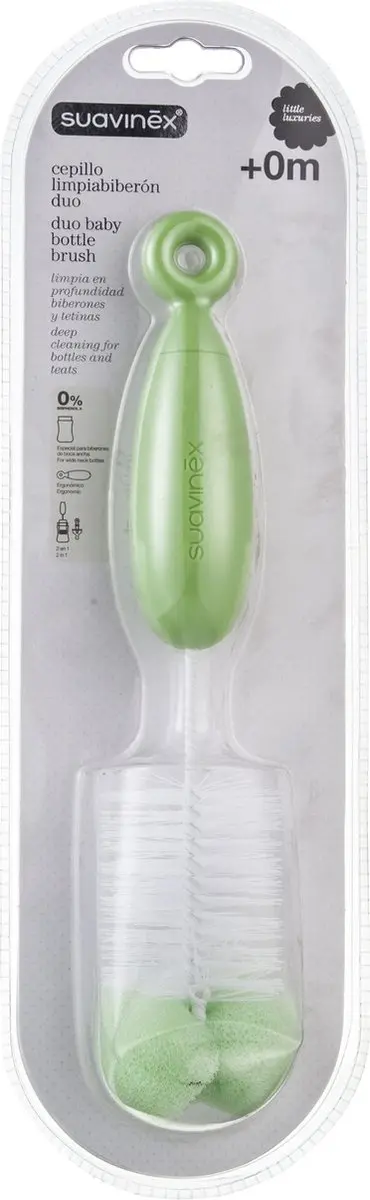 Suavinex Duo Flessenborstel - Multikleur