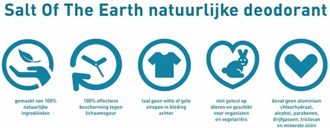 Salt of the Earth Classic Stick Natuurlijke Deodorant 90g