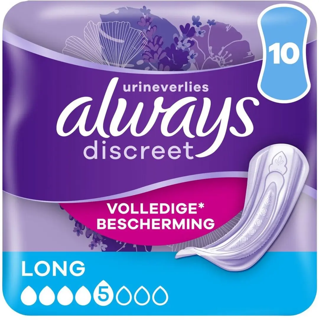 Always Discreet Plus Long Verband Urineverlies
