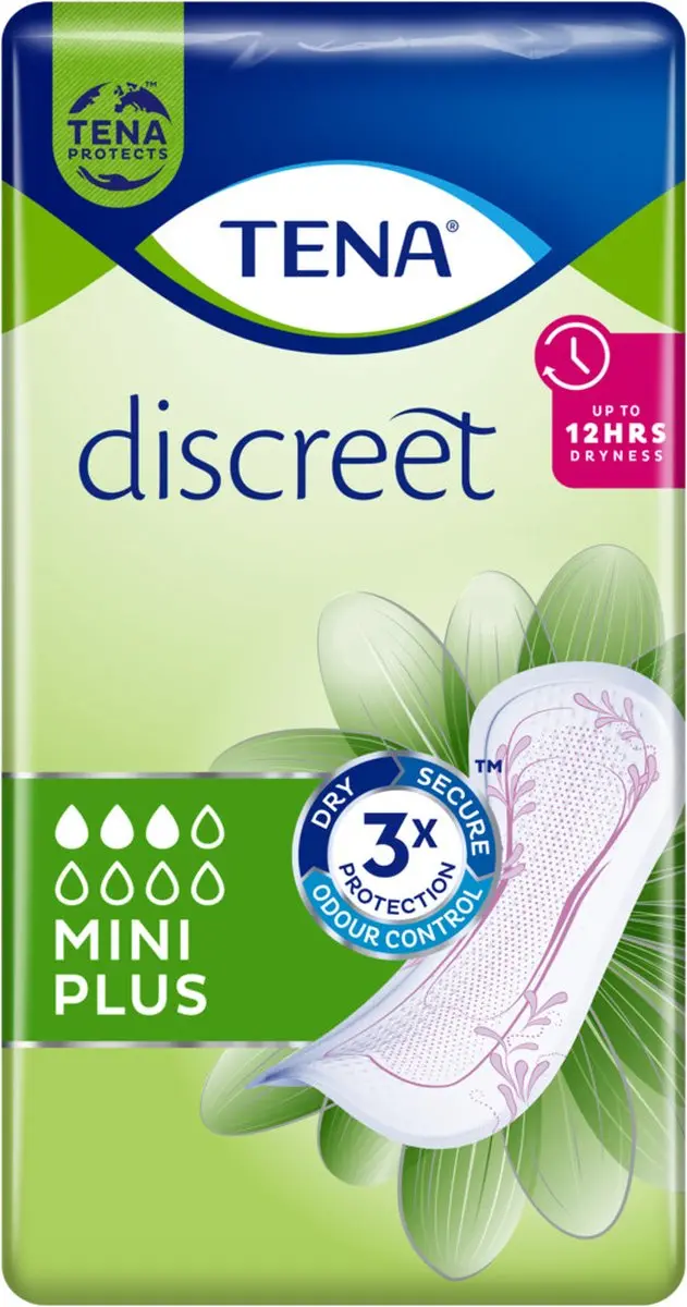 TENA Discreet Mini Plus Inlegkruisjes 120 Stuks