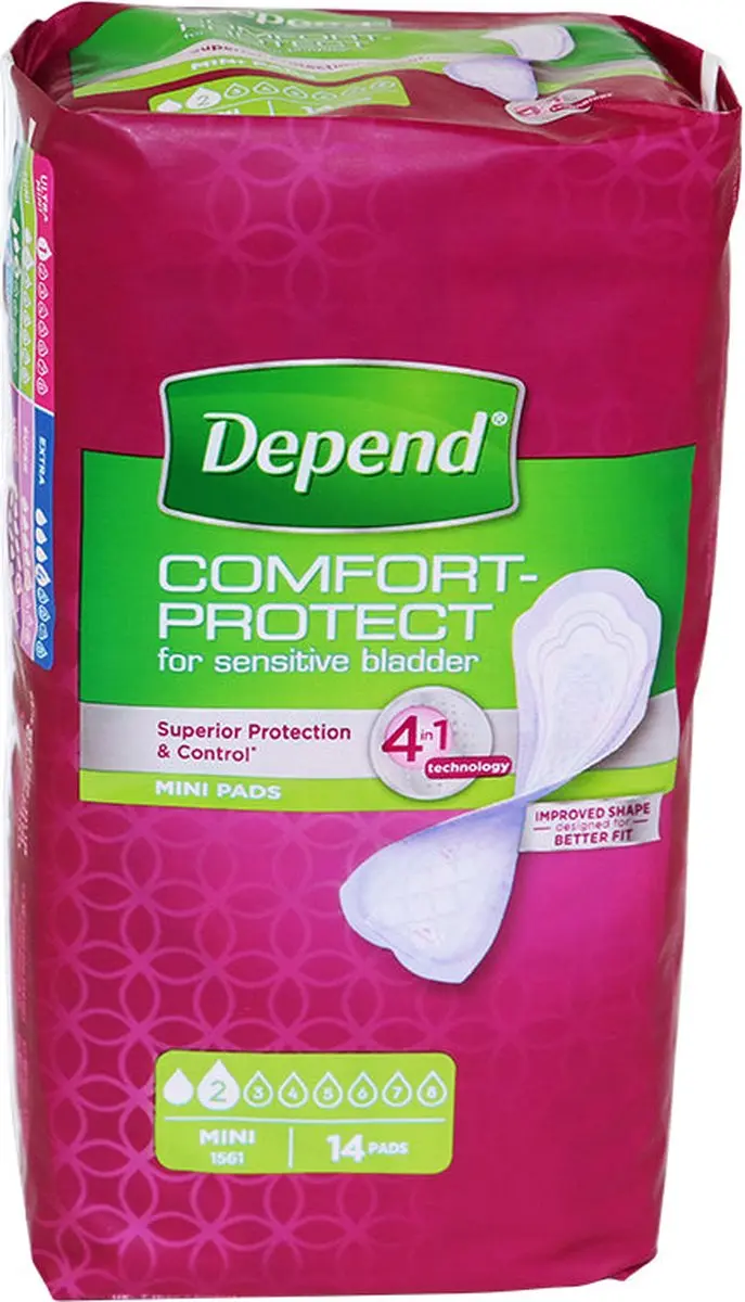 Depend Incontinentieverband Mini M - 14 Stuks