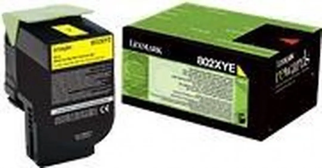 Lexmark CX510 802XYE Tonercartridge Geel - 4.000 Pagina's