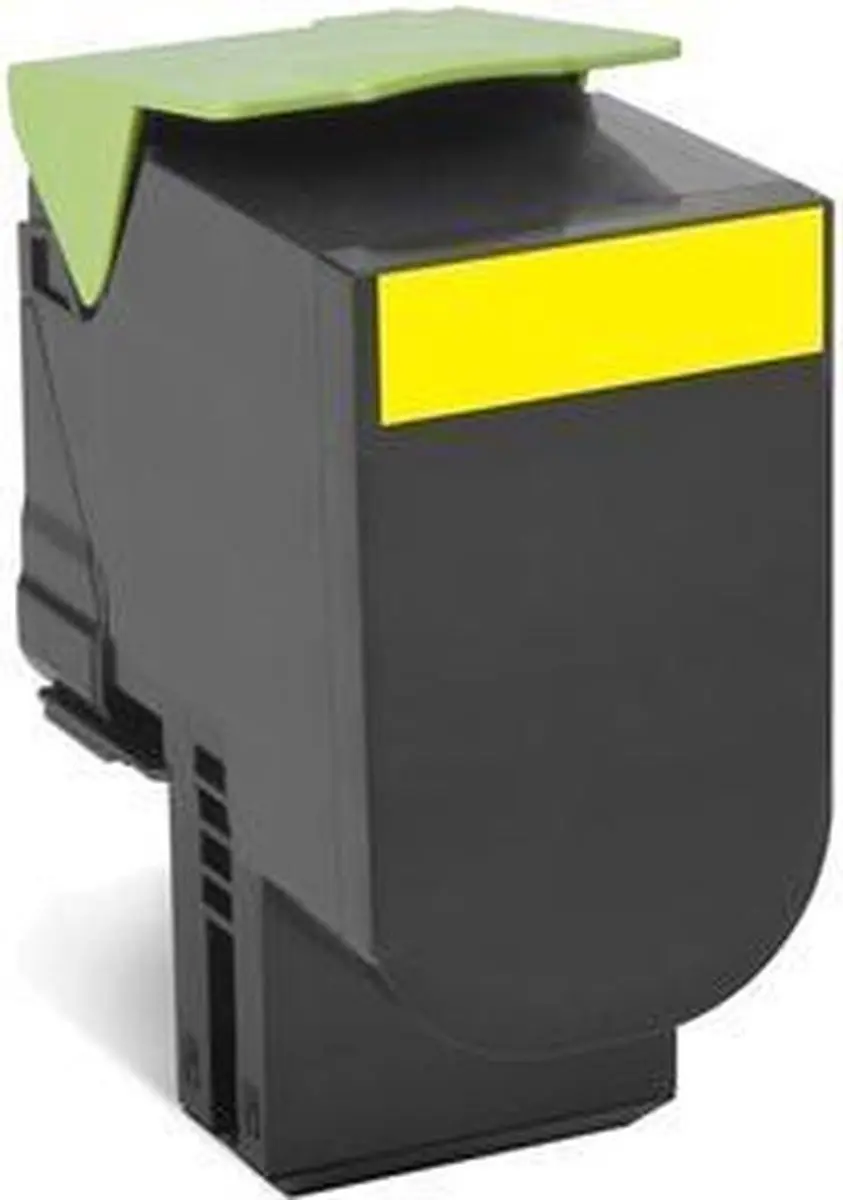 Lexmark CX510 802XYE Tonercartridge Geel