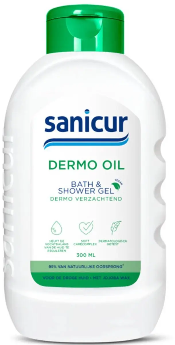 Sanicur Bath & Showergel Dermo-Oil 300ml