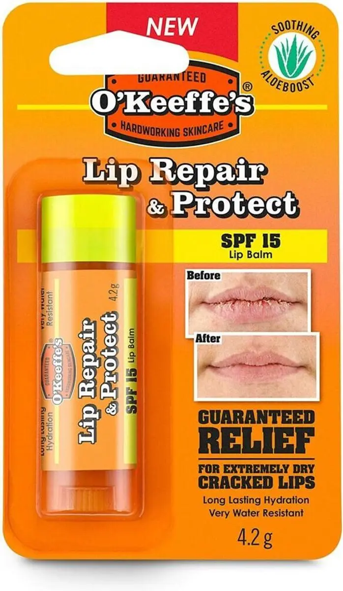 O'Keeffe's Liprepair & Protect SPF15 - 4,2g Transparant - afbeelding 6 van 6