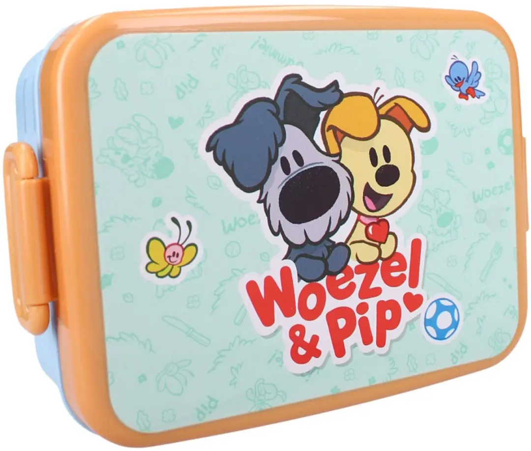Woezel & Pip Lunchset - Blauw