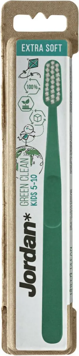 Jordan Green Clean Kids Extra Soft Tandenborstel - 12 Stuks - afbeelding 6 van 6