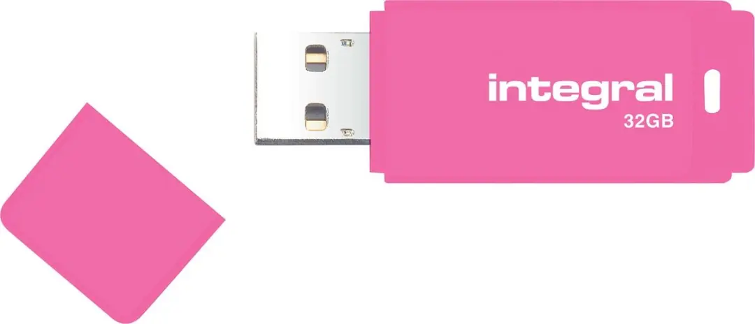 Integral Neon INFD32GBNEONPK USB-Stick - 32GB - Roze - afbeelding 6 van 6