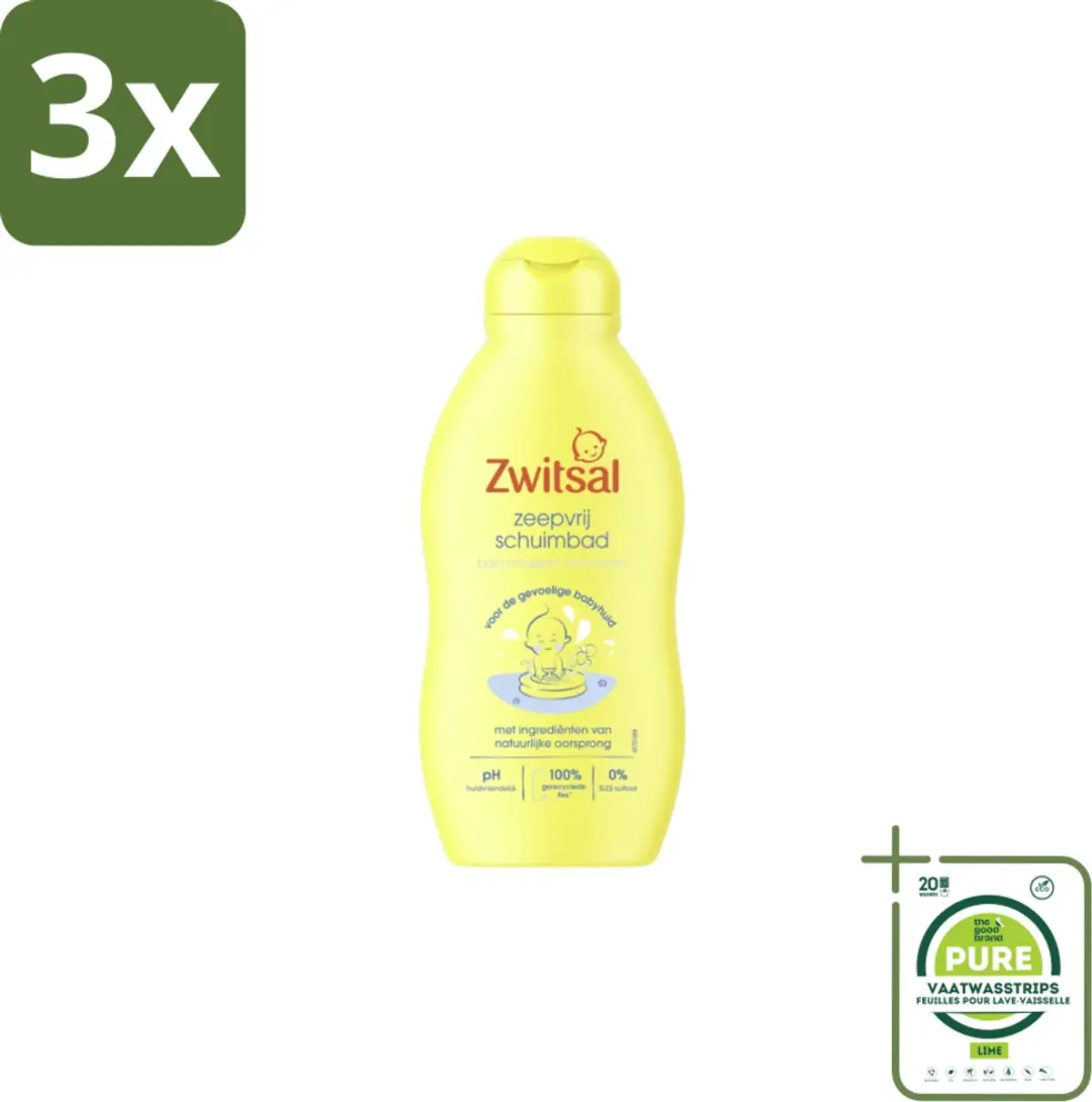 Zwitsal Schuimbad Zeepvrij 200ml