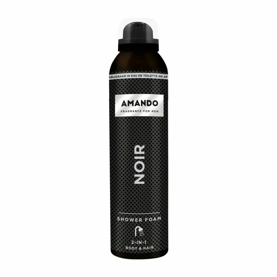 Amando Douche Foam Noir 200ml - 6 Stuks