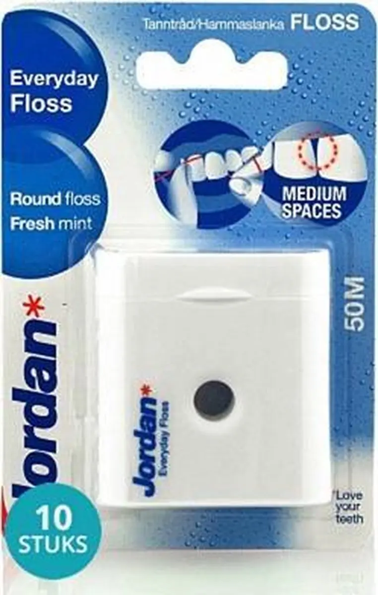 Jordan Everyday Floss 50m - 10 Stuks
