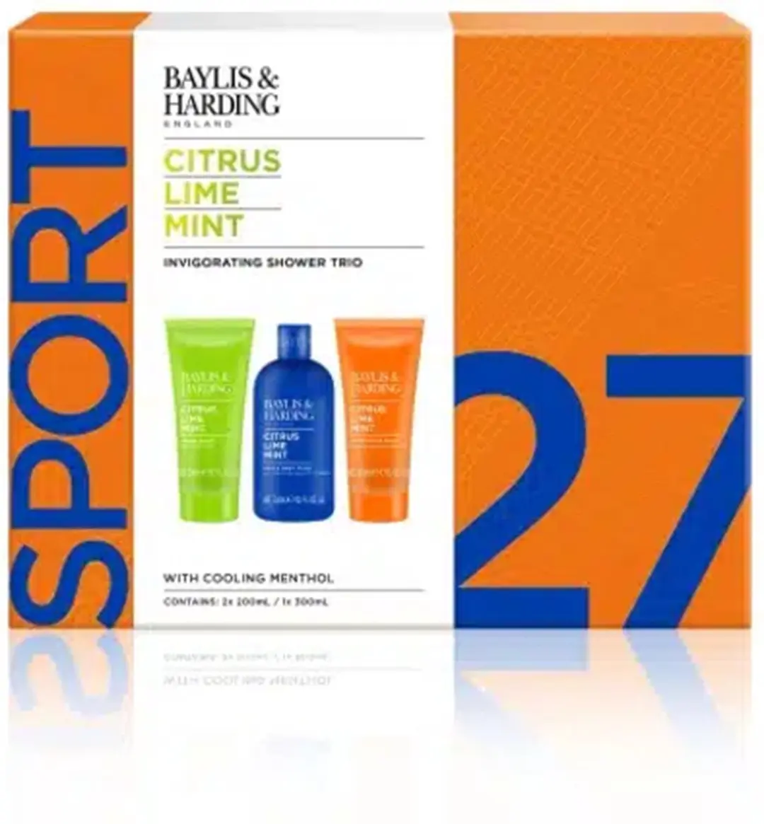 Baylis and Harding Men’s Citrus Lime Mint Shower Trio