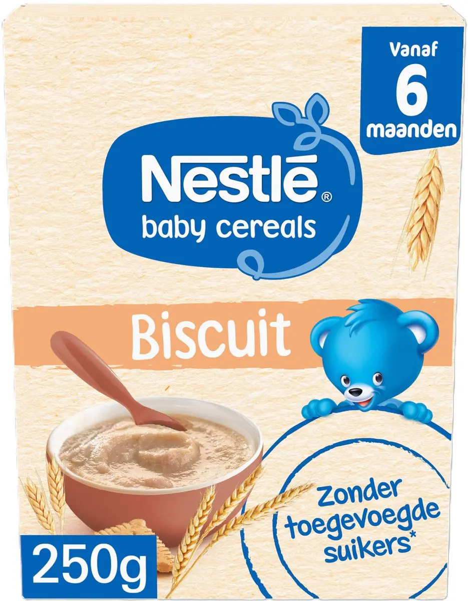Nestlé Baby Cereals Biscuit 6+ Maanden - 2250g (9x250g)