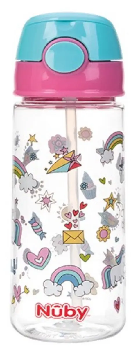 Nûby Rietjesbeker 530ml - Roze