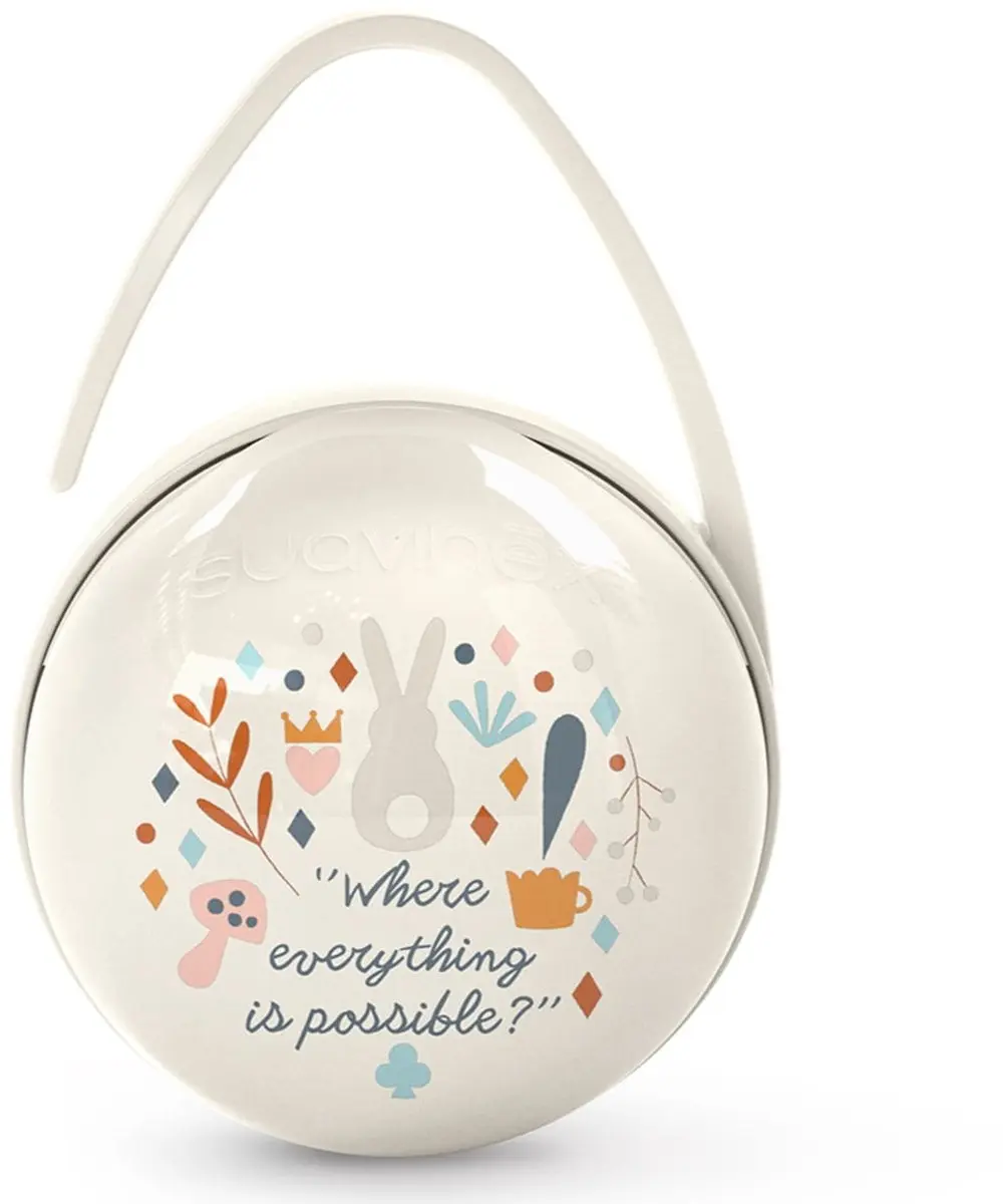 Suavinex Wonderland Dubbel Fopspeenetui - Beige