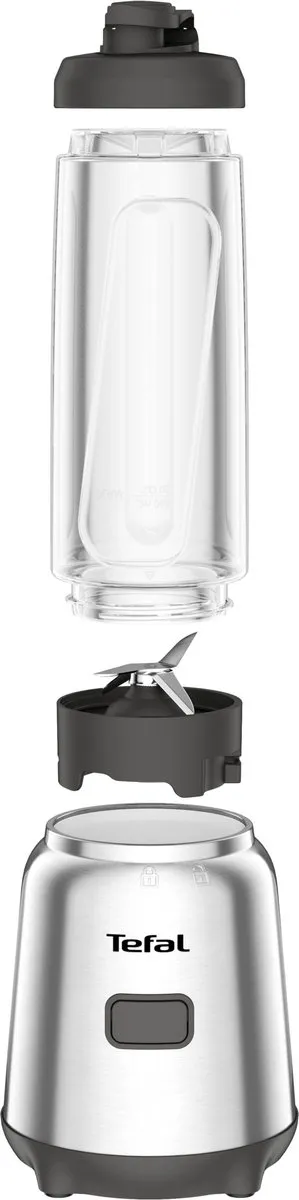 Tefal Mix&Move BL15FD Blender - 300W - Metaal - 2x 600ml