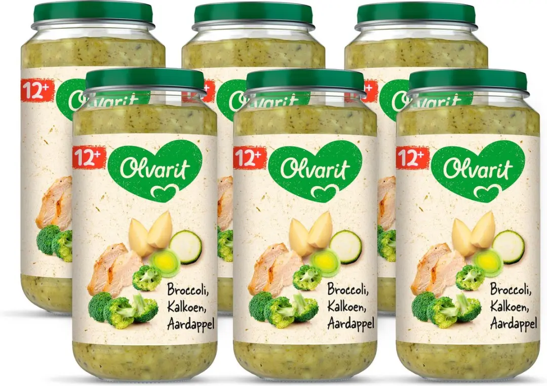 Olvarit Babymaaltijd Broccoli Kalkoen Aardappel 12+