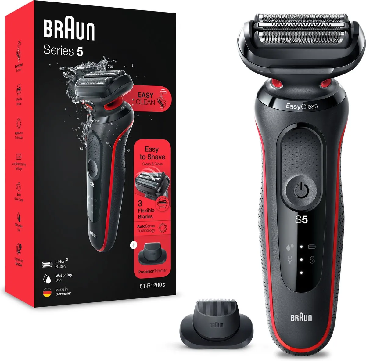 Braun Series 5 51-R1200S Elektrisch Scheerapparaat