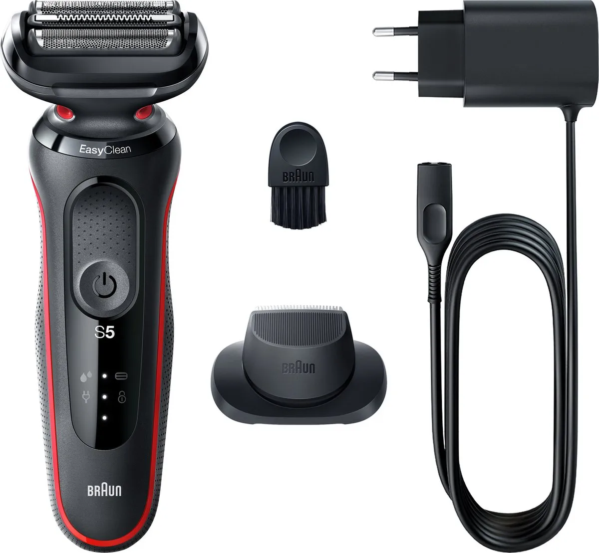 Braun Series 5 51-R1200S Elektrisch Scheerapparaat - Rood