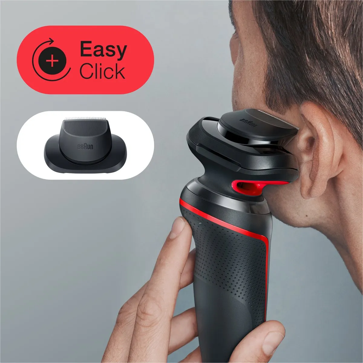 Braun Series 5 51-R1200S Elektrisch Scheerapparaat - Rood