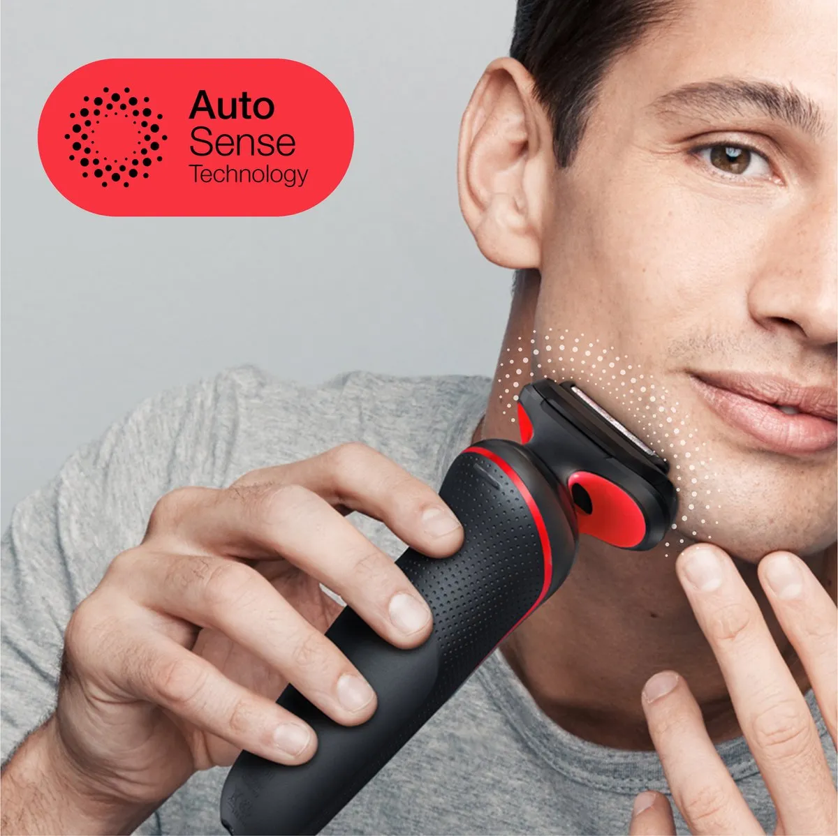 Braun Series 5 51-R1200S Elektrisch Scheerapparaat - Rood - afbeelding 6 van 6
