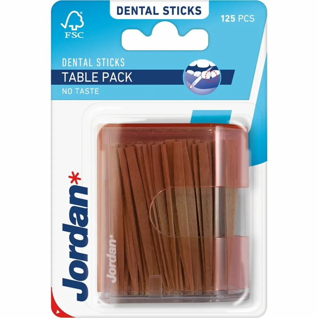Jordan Tafeldispenser Tandenstokers 125 Stuks - 6x Groen