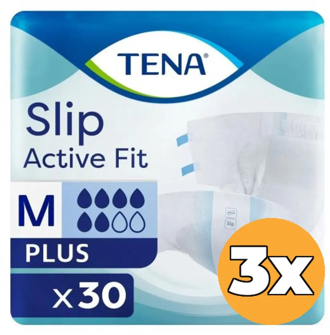 TENA Slip Active Fit Plus Medium - 90 Stuks