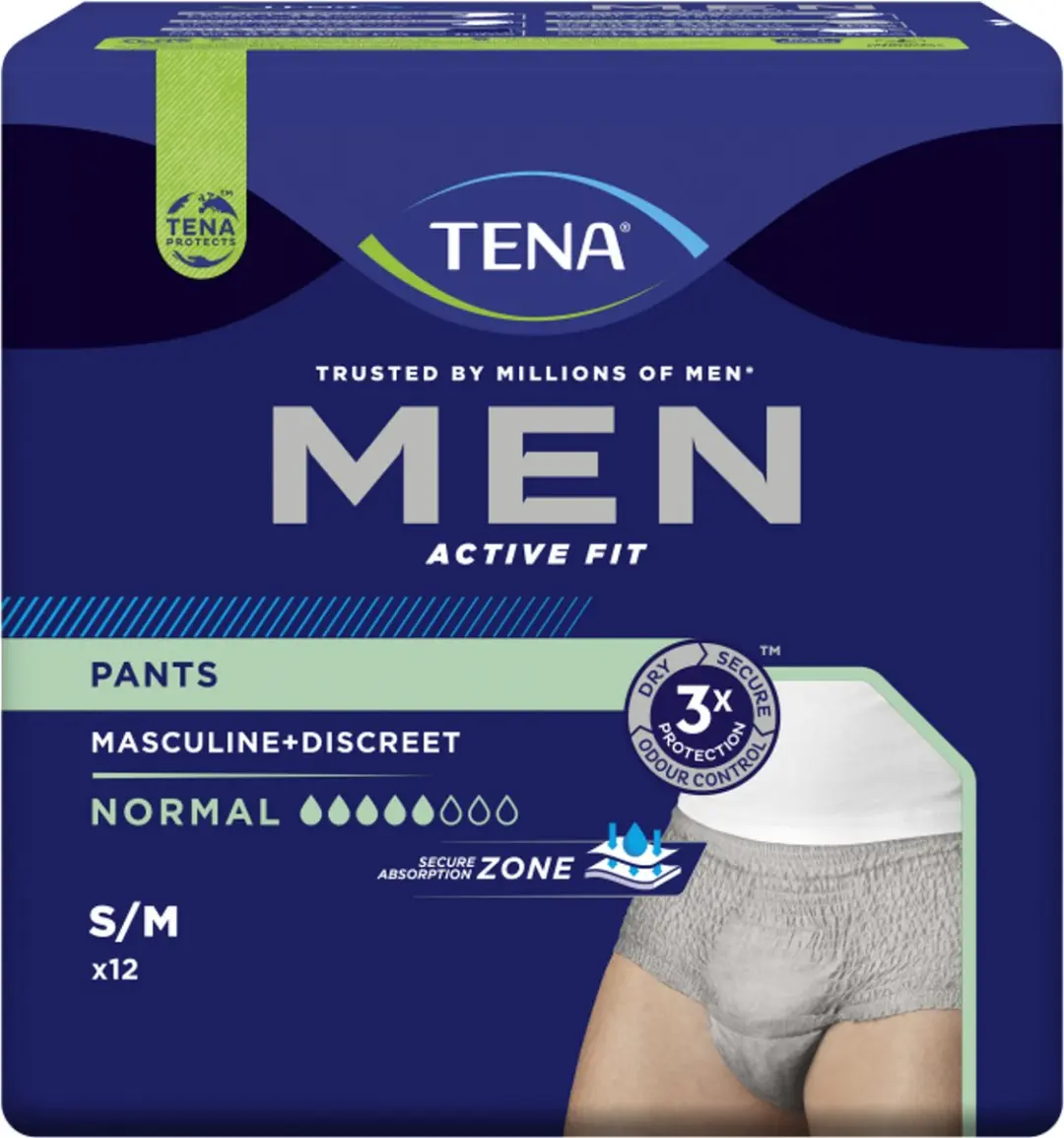 TENA Men Active Fit Pants S/M