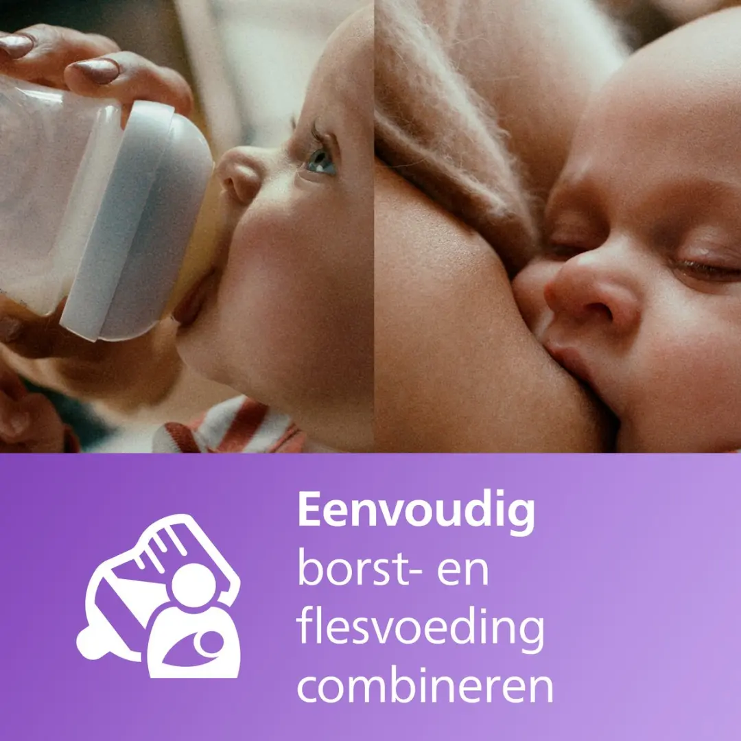 Philips Avent Natural Response Cadeauset - 125ml Groene Fles + Speen 0-6m