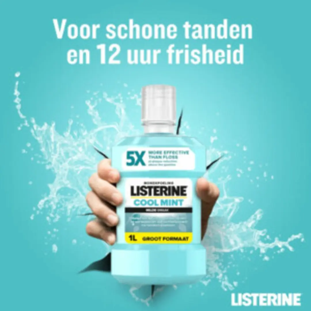 Listerine Cool Mint Mondwater 1L