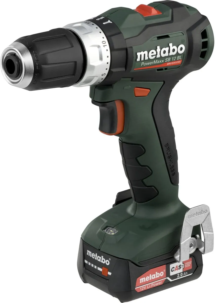 Metabo PowerMaxx SB 12 BL Accuschroefboormachine 2x 2,0Ah