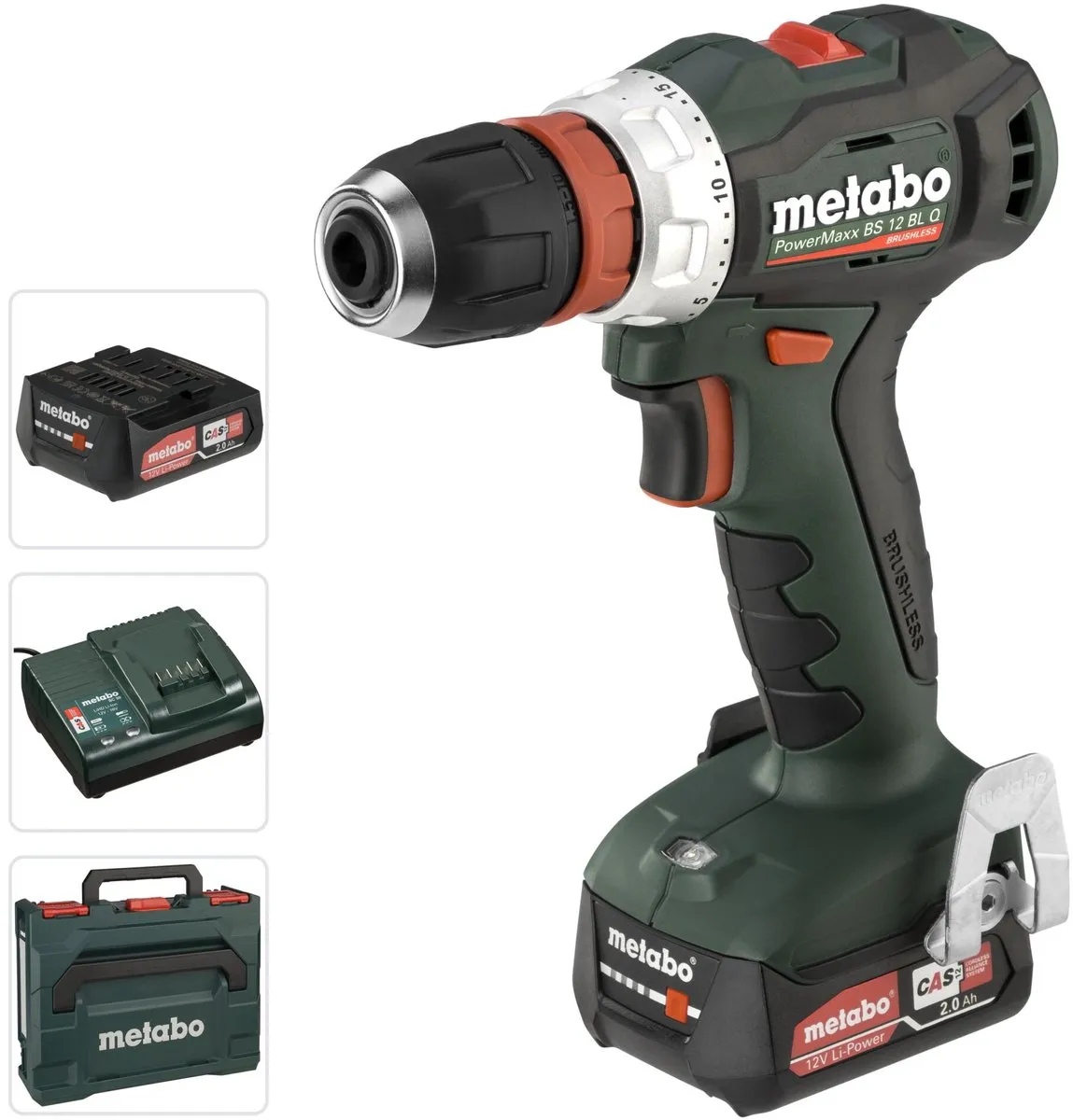 Metabo PowerMaxx SB 12 BL Accuschroefboormachine 2x 2,0Ah