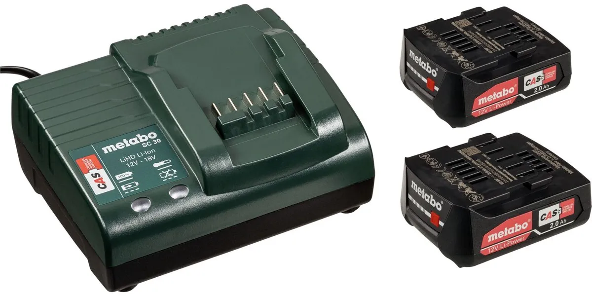 Metabo PowerMaxx SB 12 BL Accuschroefboormachine 2x 2,0Ah