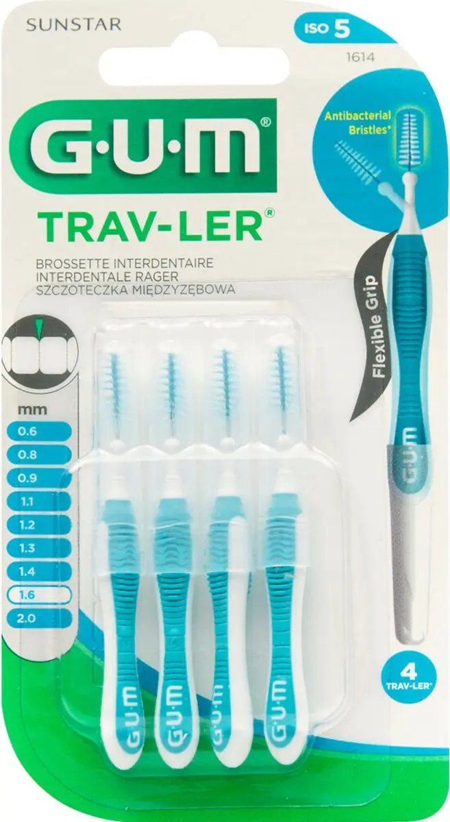 Gum Trav-Ler Ragers Blauw 1,6mm