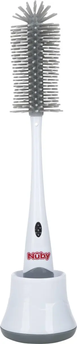 Nûby Silicone Flessenborstel met Houder