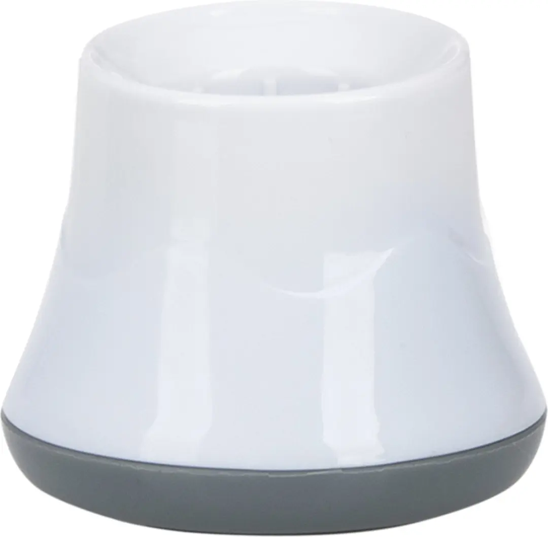 Nûby Silicone Flessenborstel met Houder - Grijs