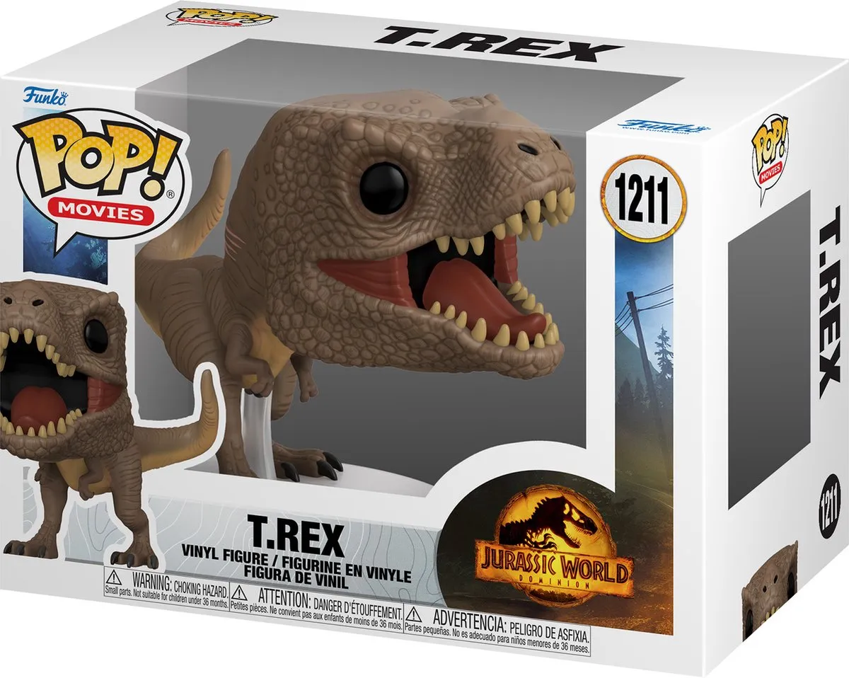Funko Pop Movies Jurassic World T-Rex #1211 - Multi
