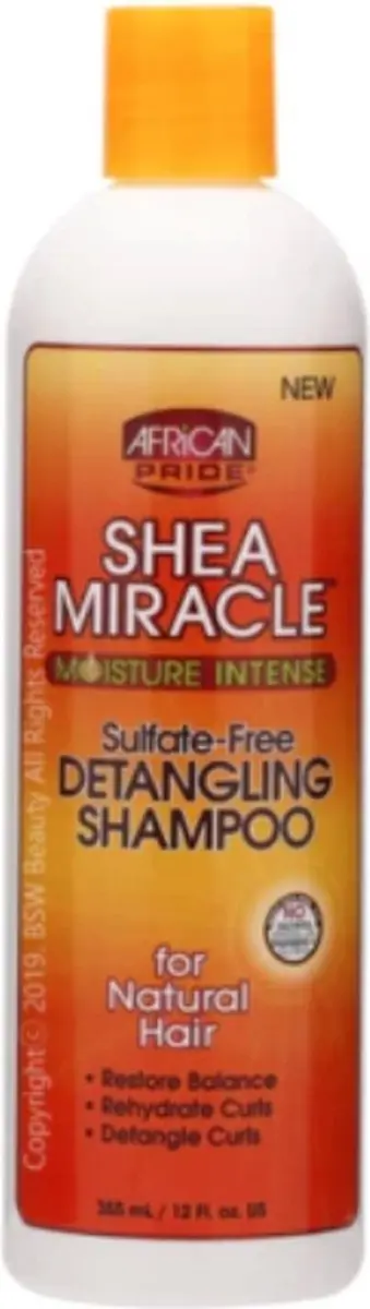 African Pride Shea Butter Miracle Detangling Shampoo 355ml