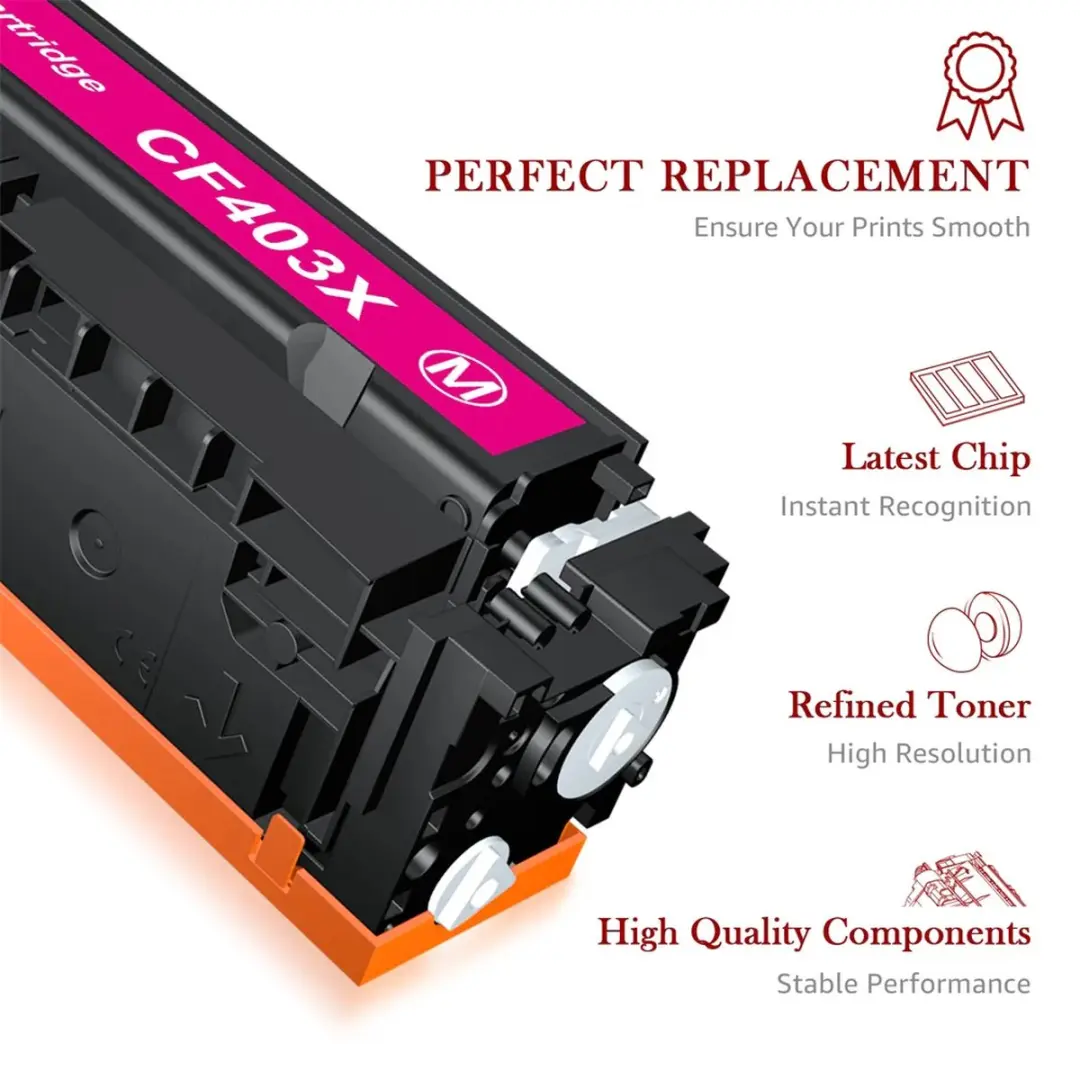 weCare 201X Tonercartridges Multipack - 4 Stuks - 2800 Pagina's