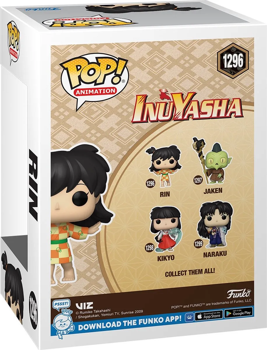 Funko Pop! InuYasha Rin - Vinyl Figuur 58028 - Multicolor